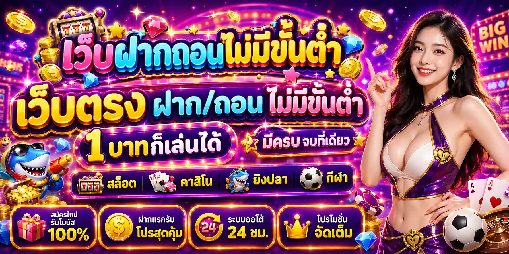 เว็บ ฝาก ถอน ไม่มี ขั้น ต่ำ